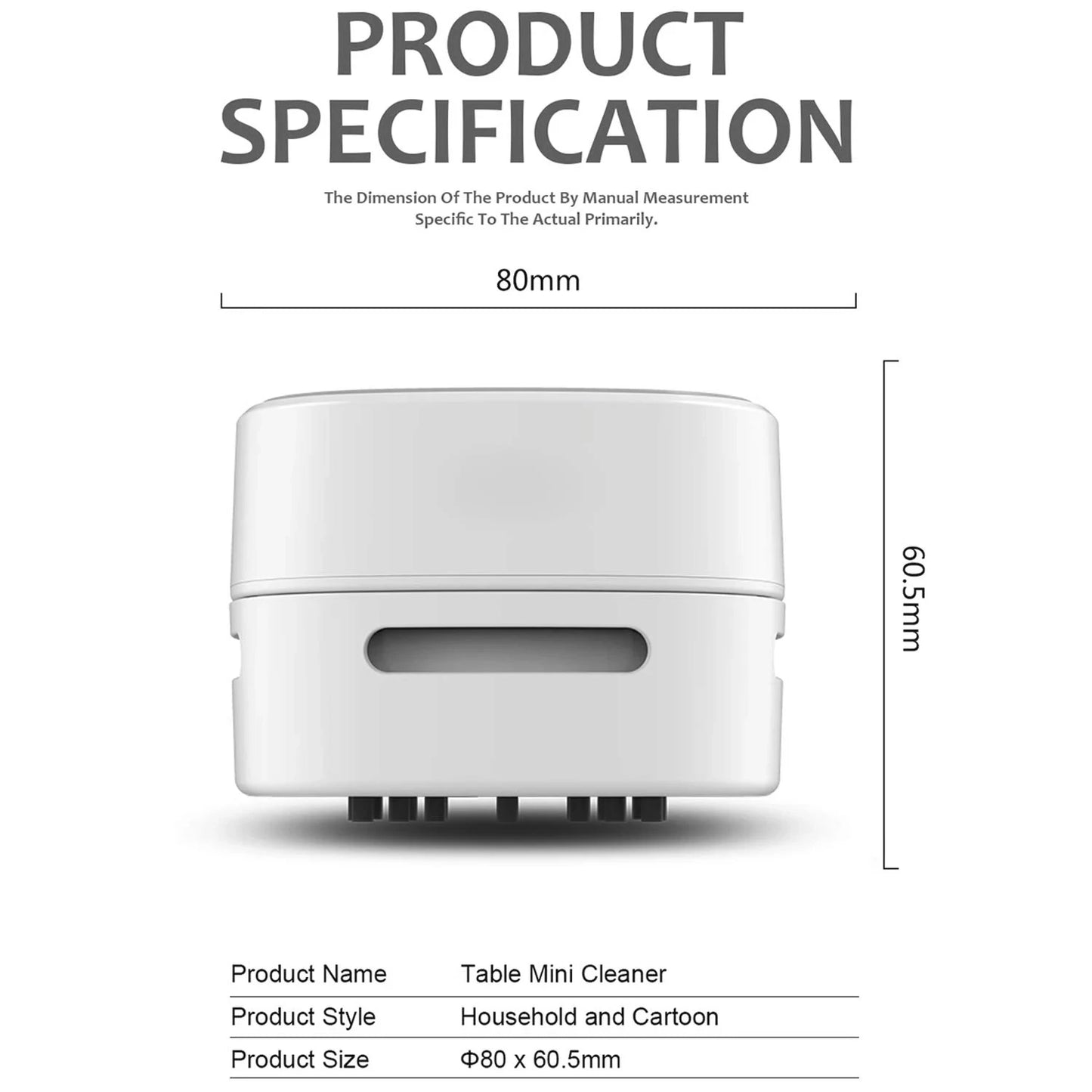 Kids & Adult i-Robot ™ Office Desk Dust Cleaner