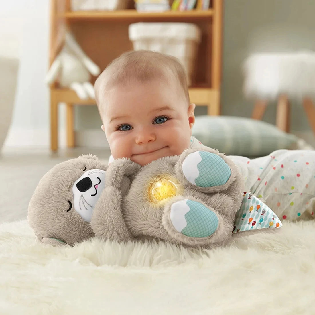 Baby Sleep™ Plush Musical Otter Toy