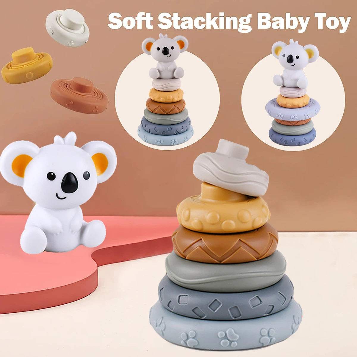 Baby Lixir ™  Montessori  Building Blocks Toys